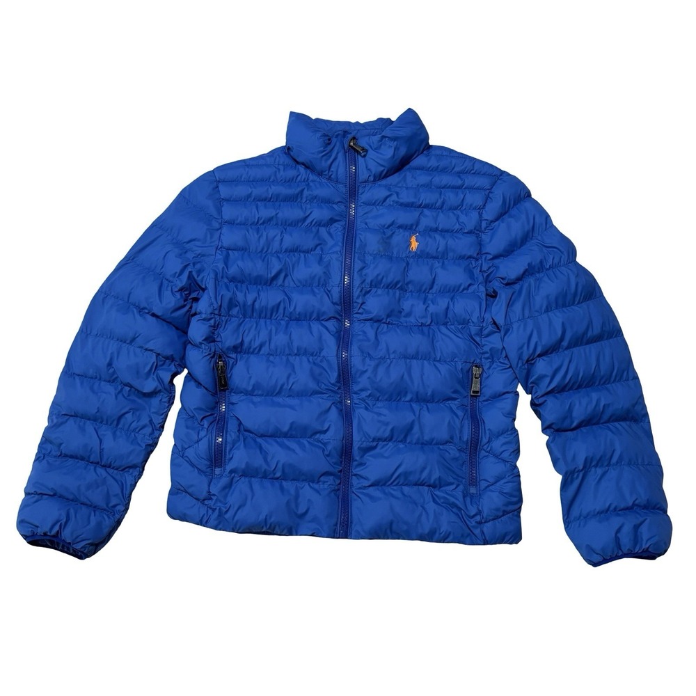 Polo Ralph Lauren Youth Little Boys Down Puffer Jacket *STAIN* Size M 17x20